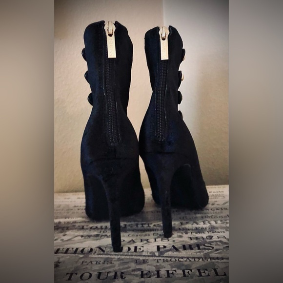 Guess Velvet Stiletto Heel Bootie (New without box) - Picture 5 of 11